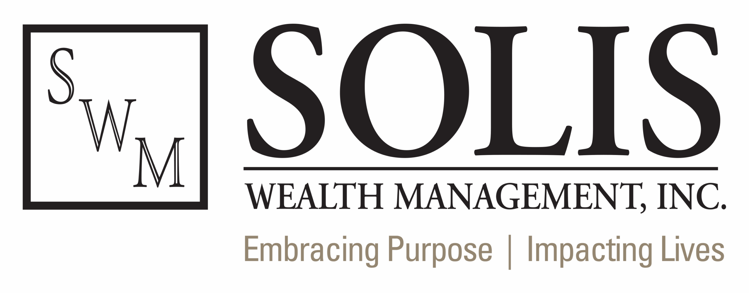 Solis Wealth Management Logo - Black